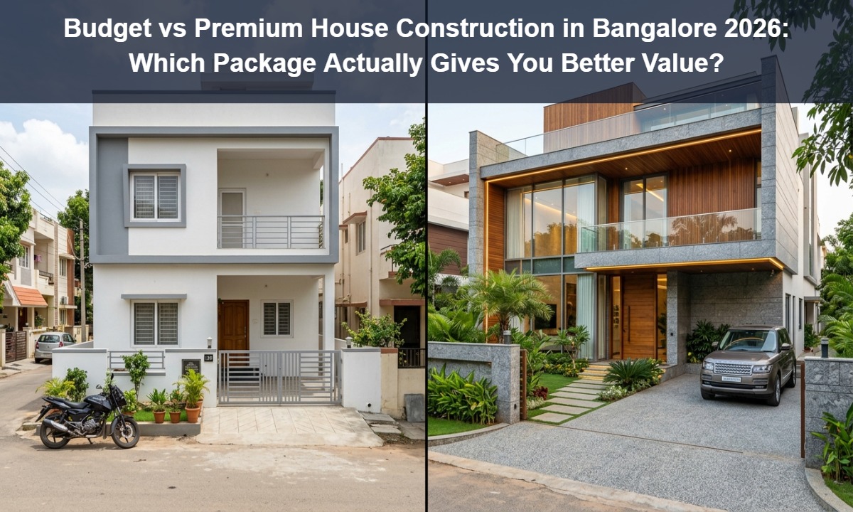 Budget vs Premium House Construction in Bangalore 2026
