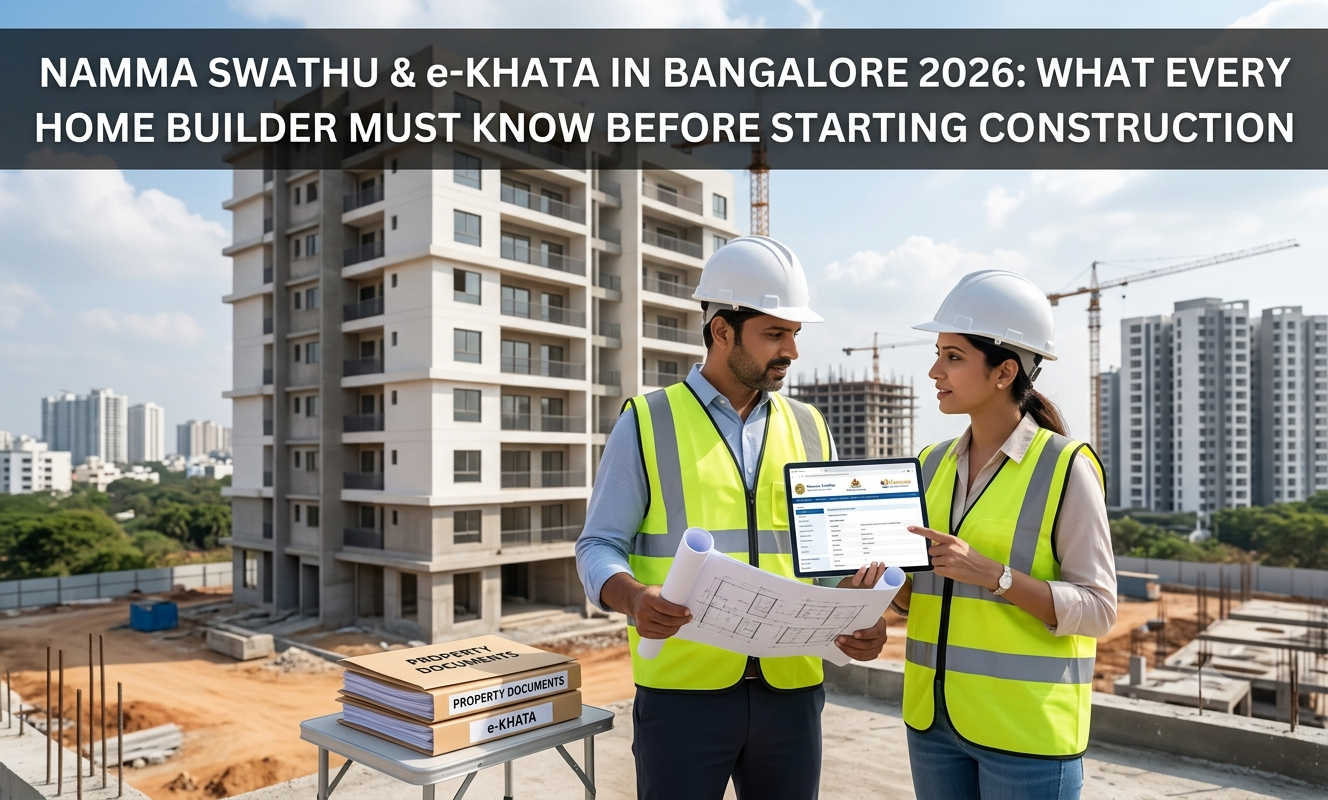 Namma Swathu and e-Khata guide for Bangalore home builders in 2026 - The Urban Construction